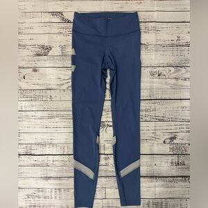 Under Armour Blue and Gray Compression Leggings Sz. S‎